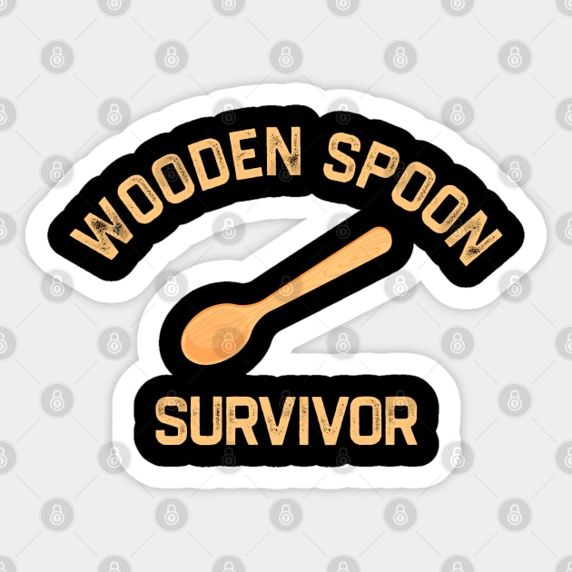 Wooden Spoon Survivor Sticker by kaden.nysti